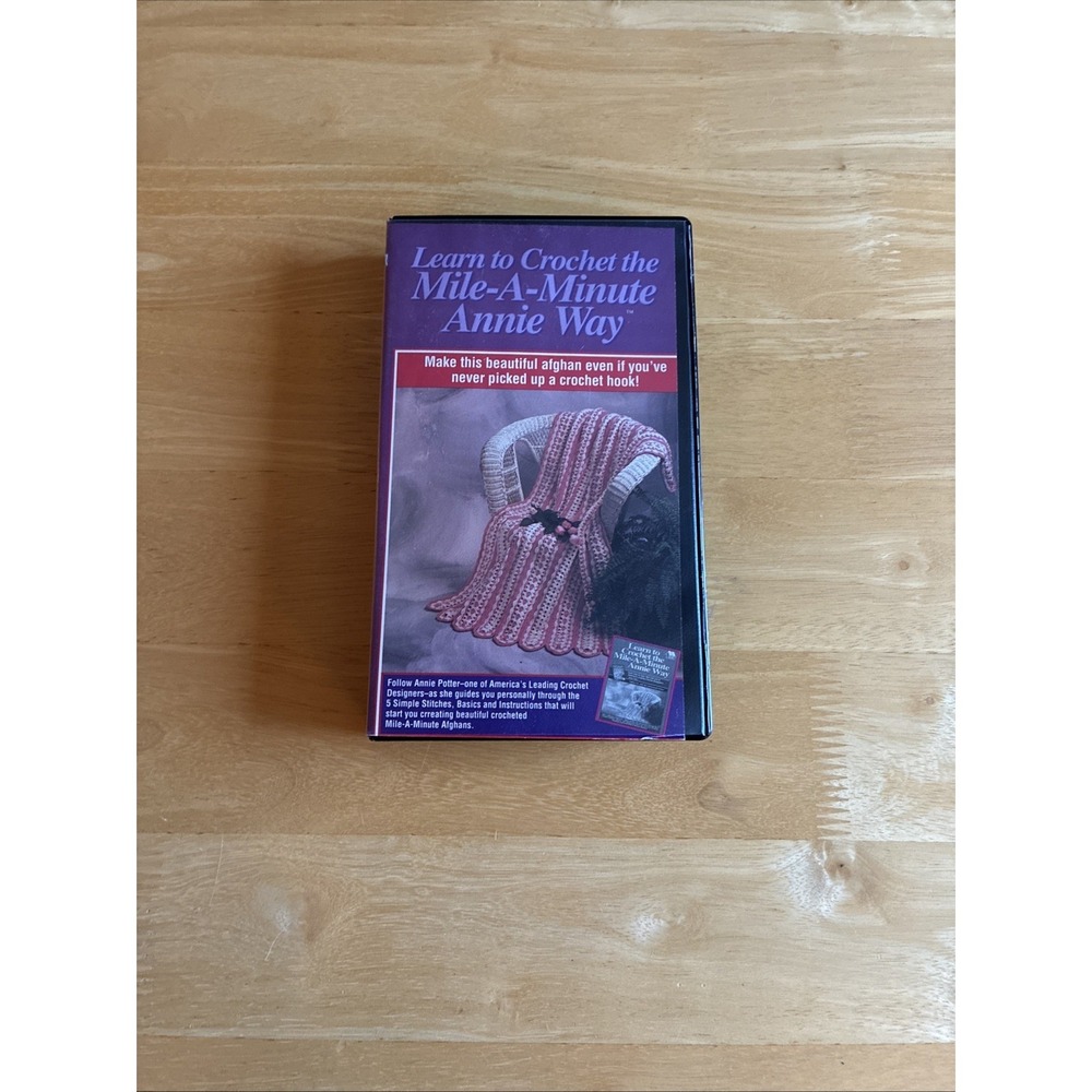 Annie Way Learn To Crochet The Mile A Minute Way VHS
